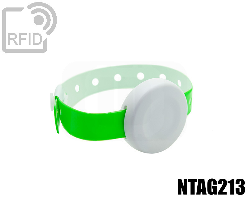 5 Braccialetti NFC NTAG213 - Impermeabili Per Controllo Accessi E Gestione Eventi | RFID Wristband Nero
