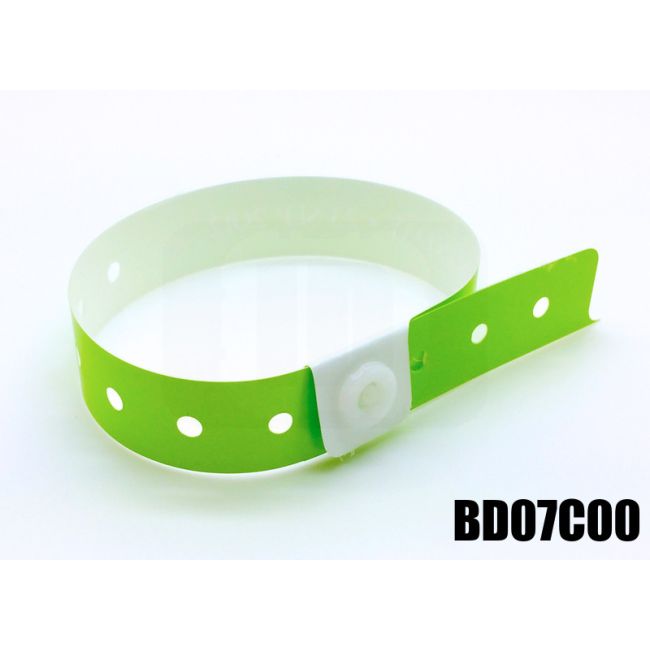 BD07C00 Braccialetti plastificati a colori e codici a barre swatch