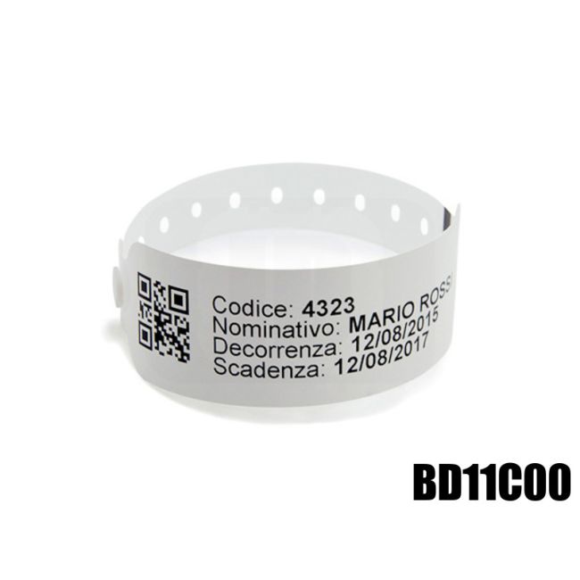 BD11C00 Braccialetti stampa termica swatch