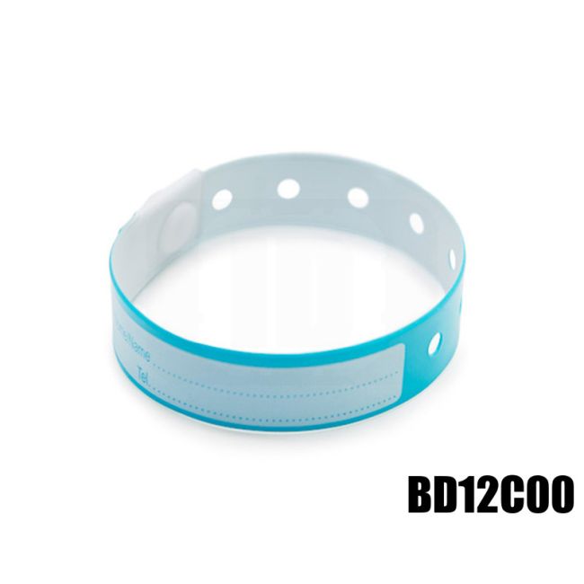 BD12C00 Braccialetti bambini vinile morbido monouso swatch