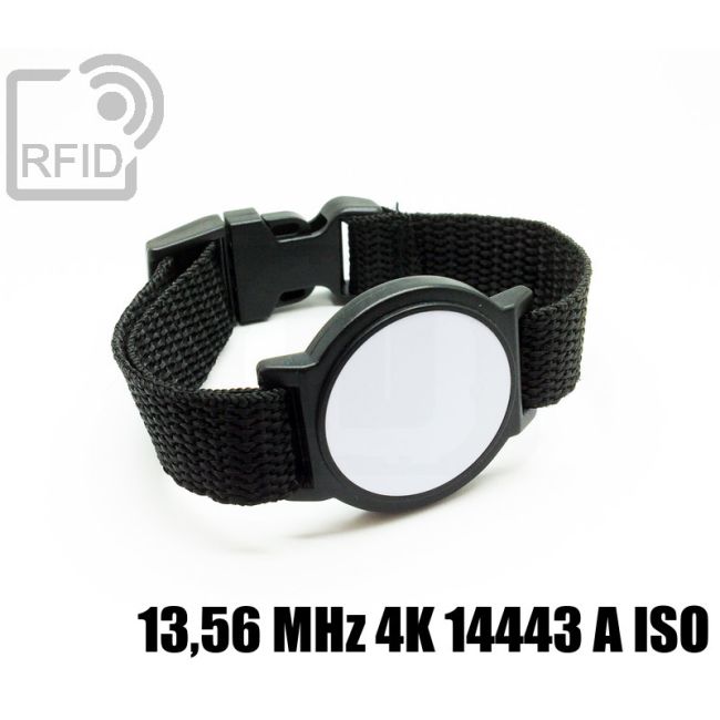 BR01C45 Pulseras RFID ABS redondeadas 13