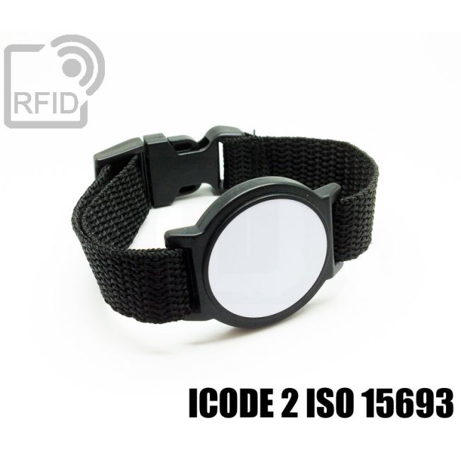 BR01C51 Braccialetti RFID ABS tondo ICode 2 iso 15693 thumbnail