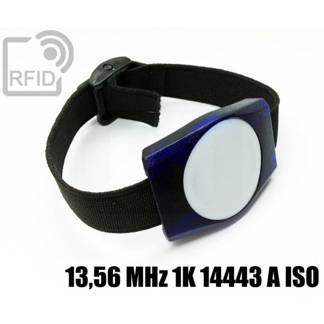BR02C23 Pulseras RFID ABS rectangulares 13