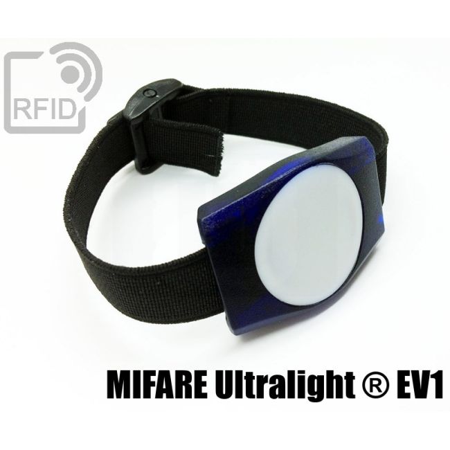 BR02C46 Rechteckige ABS-RFID-Armbänder NFC Mifare Ultralight ® EV1 swatch