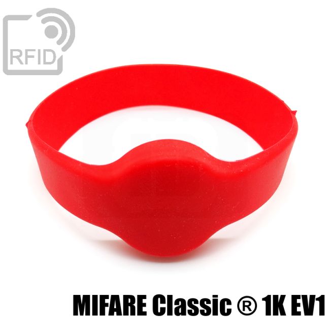 BR04C08 Bracciali RFID silicone tondo Mifare Classic ® 1K Ev1 thumbnail