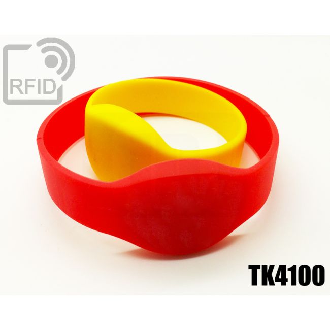 BR05C01 Braccialetti RFID silicone ovale TK4100 thumbnail