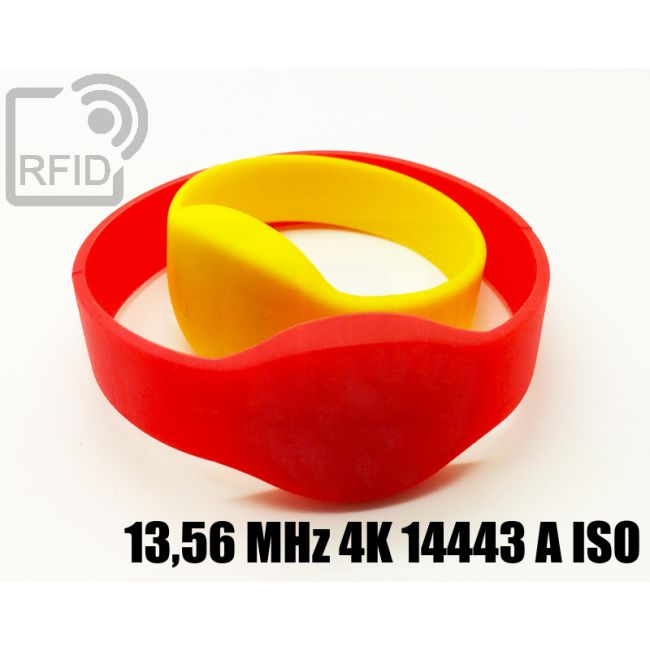BR05C45 Pulseras RFID de silicona ovaladas 13