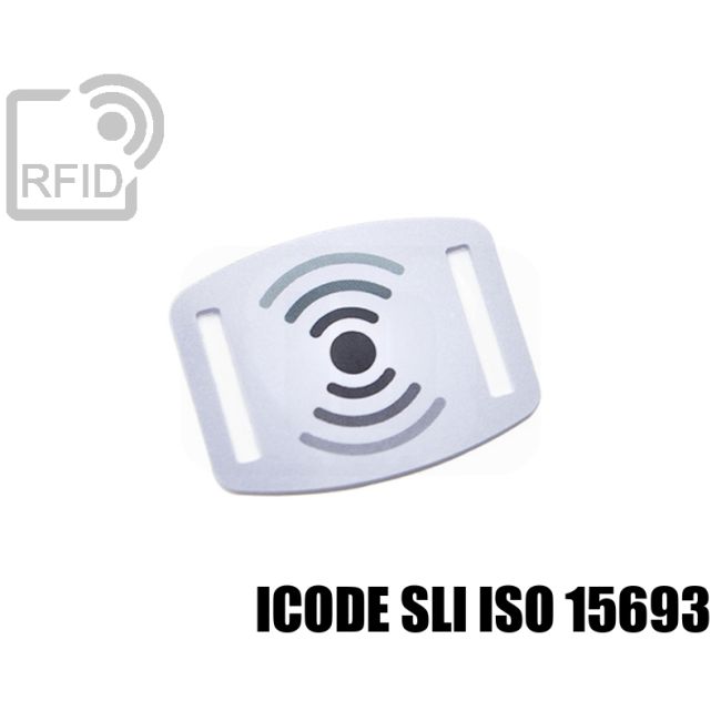 BR06C11 Slider RFID per braccialetti 15 mm NFC ICode SLI iso 15693 thumbnail