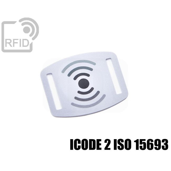 BR06C51 Slider RFID per braccialetti 15 mm ICode 2 iso 15693 thumbnail