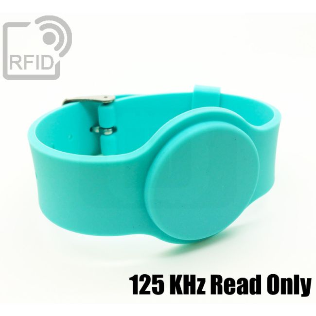 BR10C19 Braccialetti RFID silicone fibbia 125 KHz Read Only thumbnail