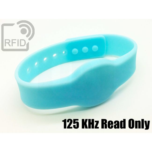 BR11C19 Braccialetti RFID silicone clip 125 KHz Read Only thumbnail