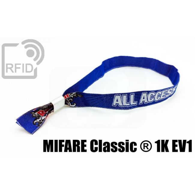 BR15C08 Stoff-RFID-Armbänder Mifare Classic ® 1K Ev1 swatch