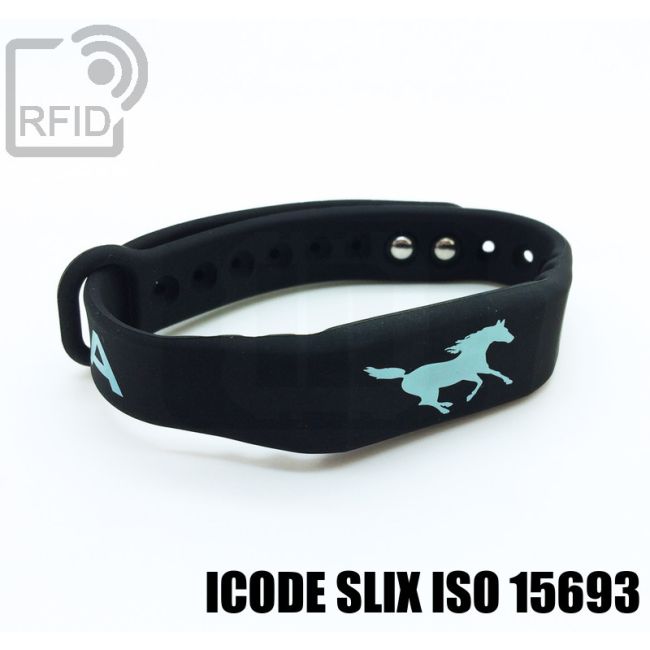 BR16C53 Braccialetti RFID silicone fitness ICode SLIX iso 15693 thumbnail