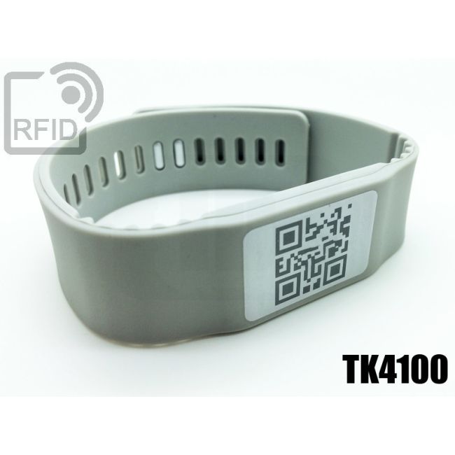 BR17C01 Silicone band RFID wristbands TK4100 swatch