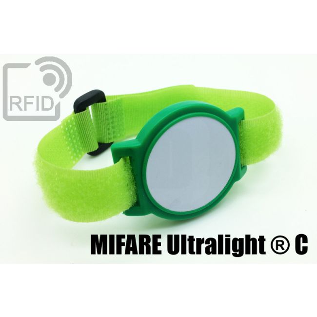 BR18C47 Braccialetti RFID ABS a strappo NFC Mifare Ultralight ® C thumbnail