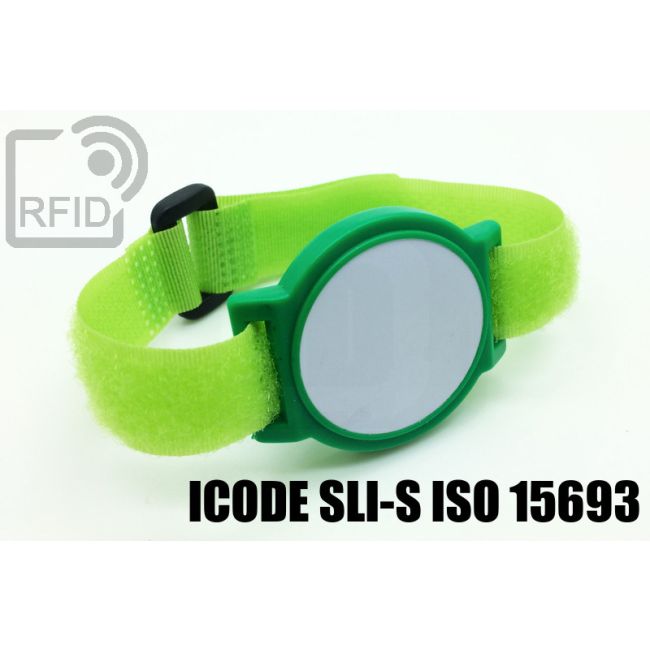 BR18C52 Braccialetti RFID ABS a strappo ICode SLI-S iso 15693 thumbnail