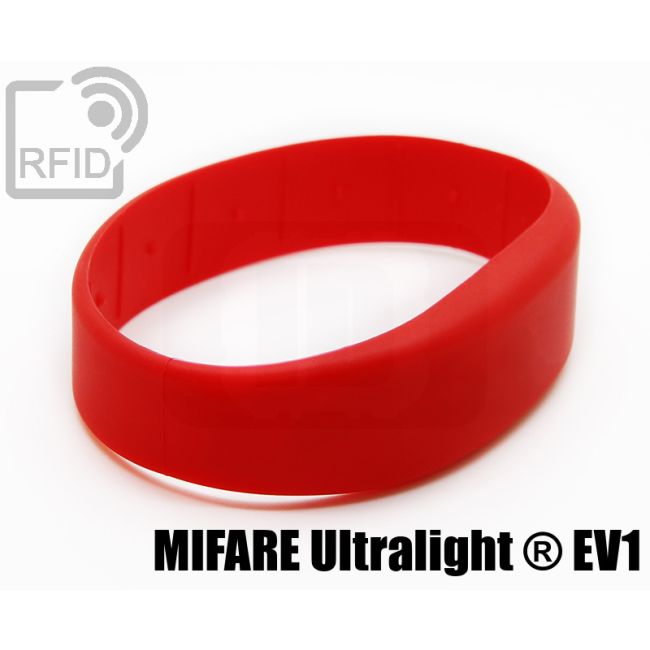 BR20C46 Braccialetti RFID silicone fascia NFC Mifare Ultralight ® EV1 thumbnail
