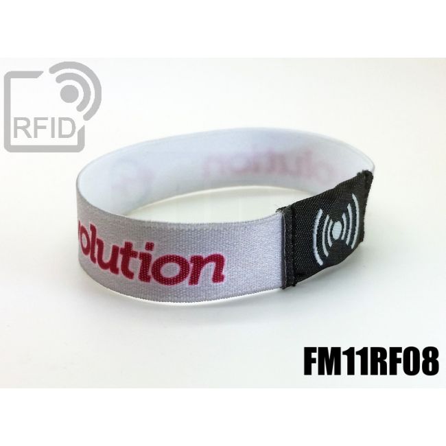BR23C07 Braccialetti RFID elastico 15 mm FM11RF08 thumbnail