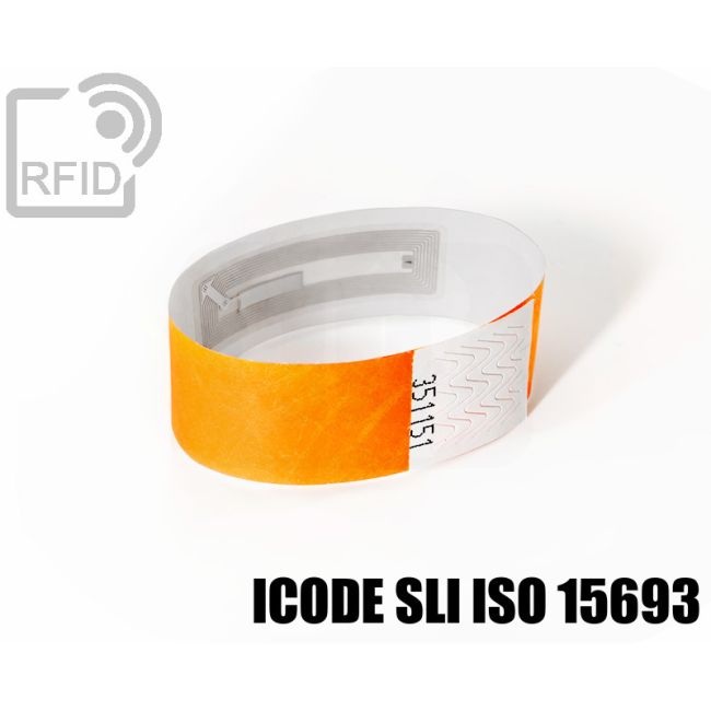 BR25C11 Braccialetti RFID Tyvek ® NFC ICode SLI iso 15693 thumbnail