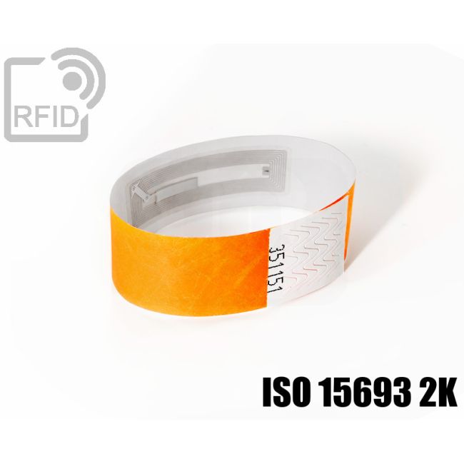 BR25C24 Tyvek® RFID-Armbänder NFC ISO 15693 2K