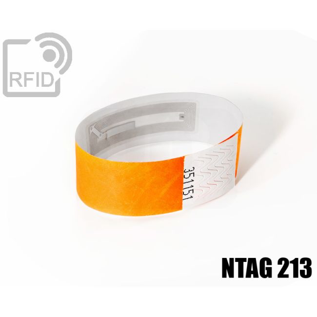 BR25C67 Braccialetti RFID Tyvek ® NFC ntag213 thumbnail