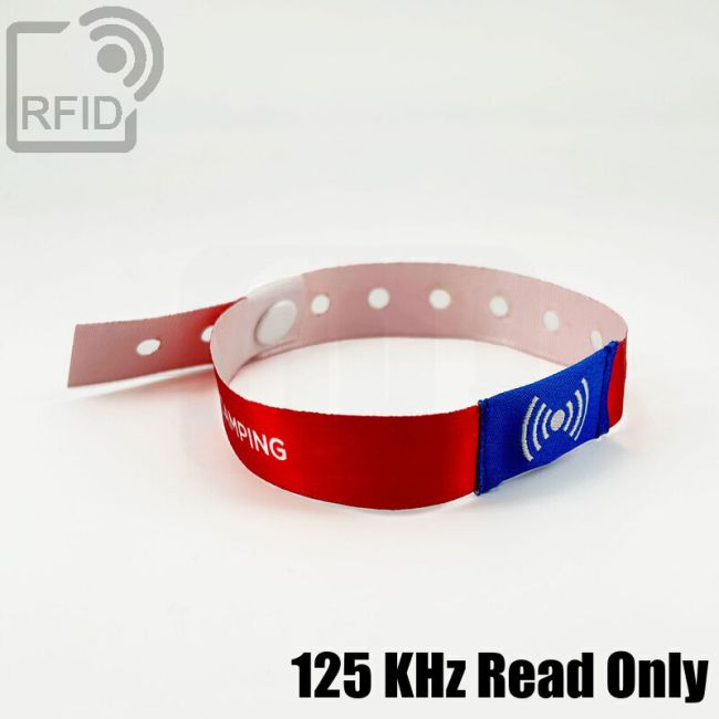 BR26C19 Braccialetti RFID in raso monouso 125 KHz Read Only thumbnail
