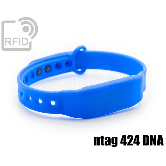 BR28C88 Braccialetti RFID silicone slim clip NFC ntag 424 DNA