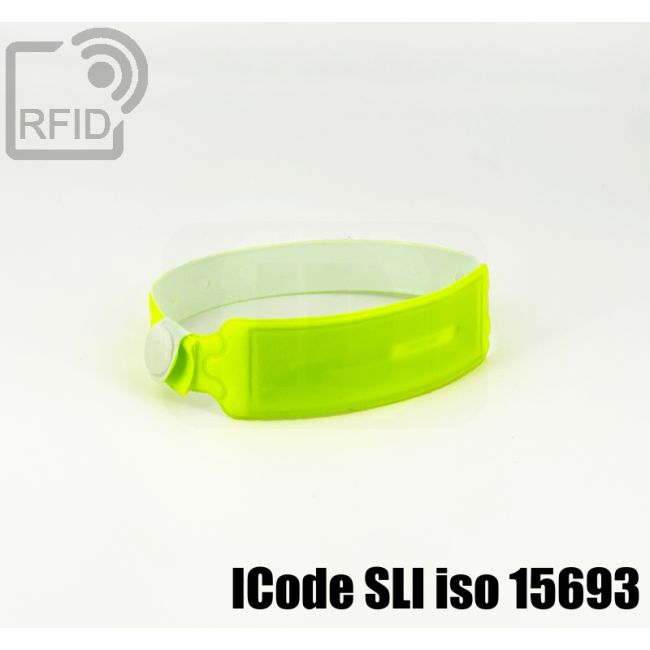 BR31C11 Braccialetti RFID monouso impermeabili NFC ICode SLI iso 15693 thumbnail