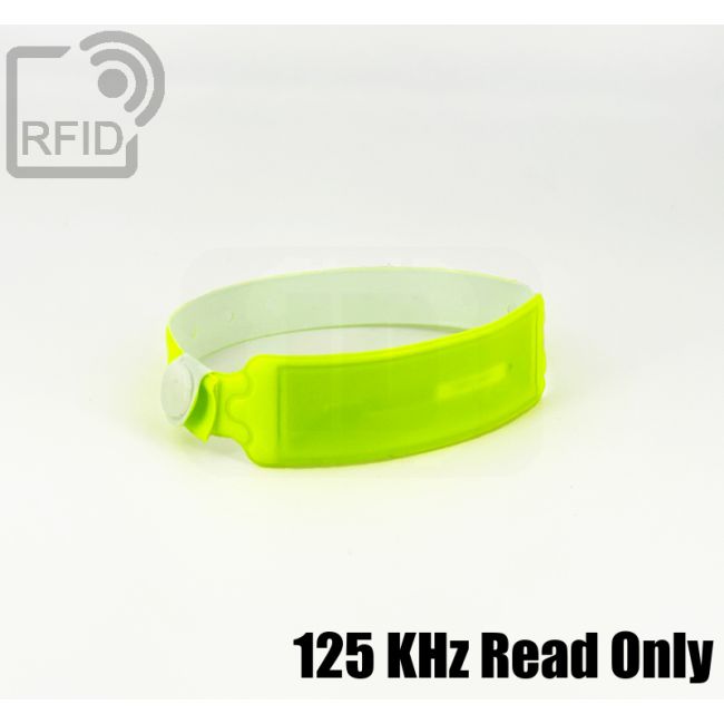 BR31C19 Waterproof disposable RFID wristbands 125 KHz Read Only