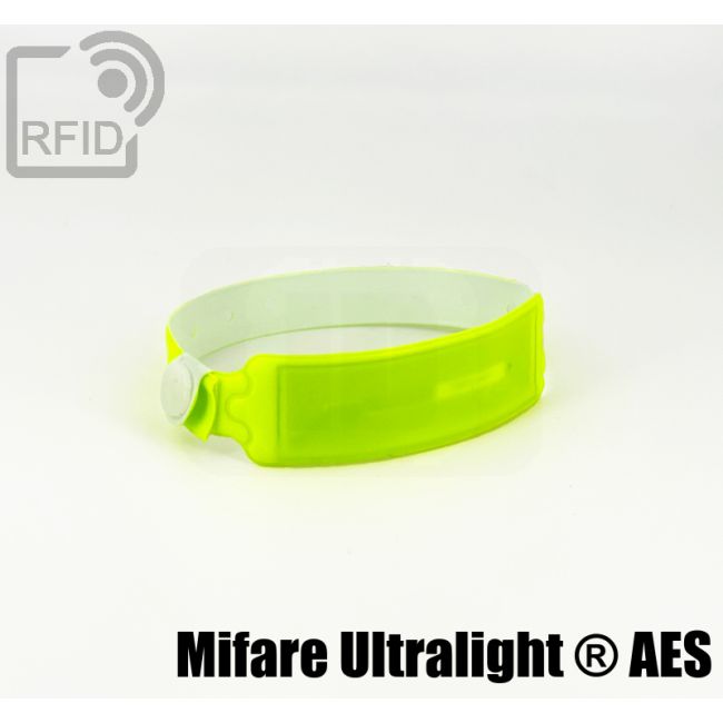 BR31C84 Waterproof disposable RFID wristbands NFC Mifare Ultralight ® AES