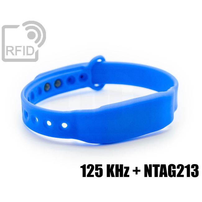 BR32D27 Slim clip silicone RFID wristbands NFC 125 KHz + ntag213 swatch