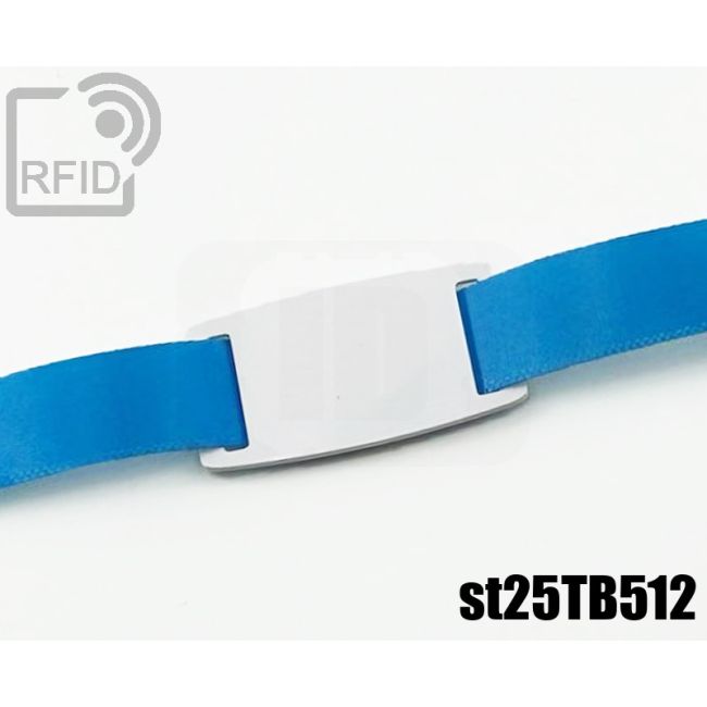 BR33C80 Slider RFID per braccialetti 12 mm st25TB512 14443 B iso thumbnail
