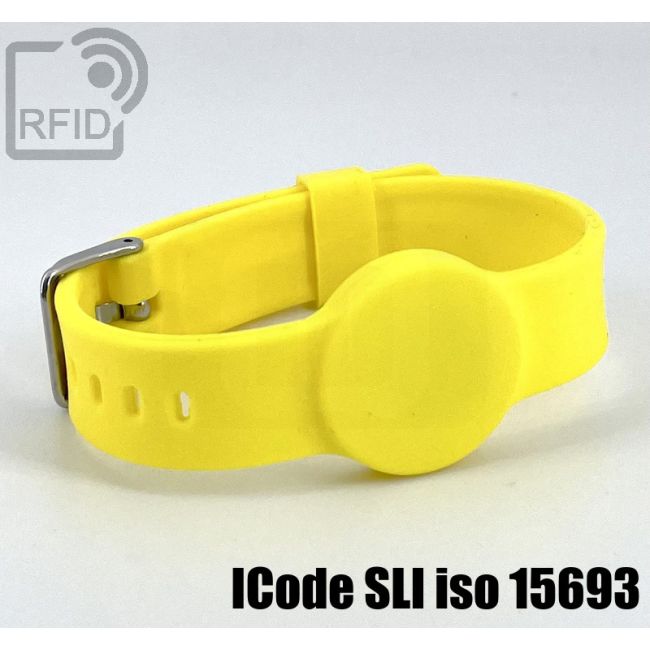 BR34C11 RFID silicone bracelets buckle 16 mm NFC ICode SLI iso 15693