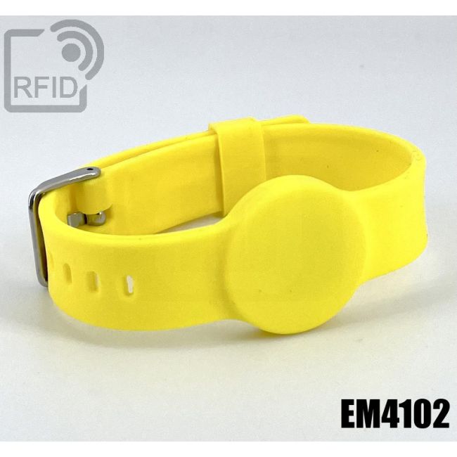 BR34C17 Bracelet RFID en silicone avec boucle de 16 mm EM4102