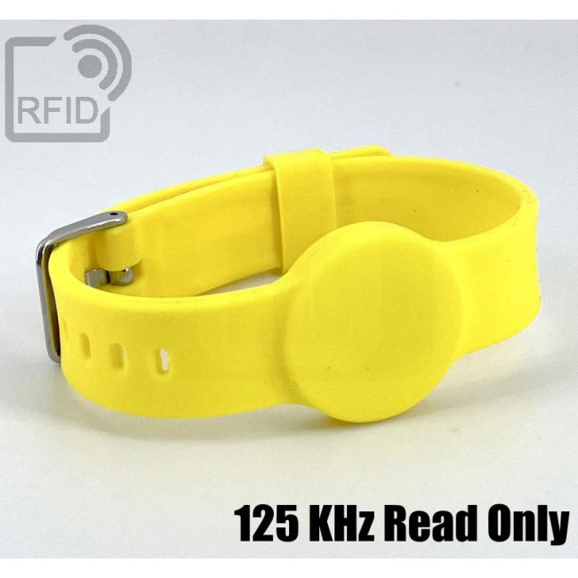 BR34C19 Bracelet RFID en silicone avec boucle de 16 mm 125 KHz Read Only