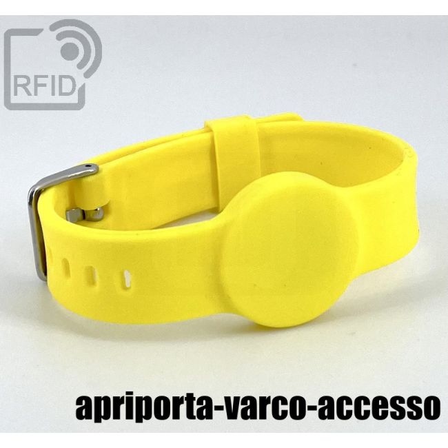 BR34C71 Braccialetti RFID silicone fibbia 16 mm apriporta-varco-accesso
