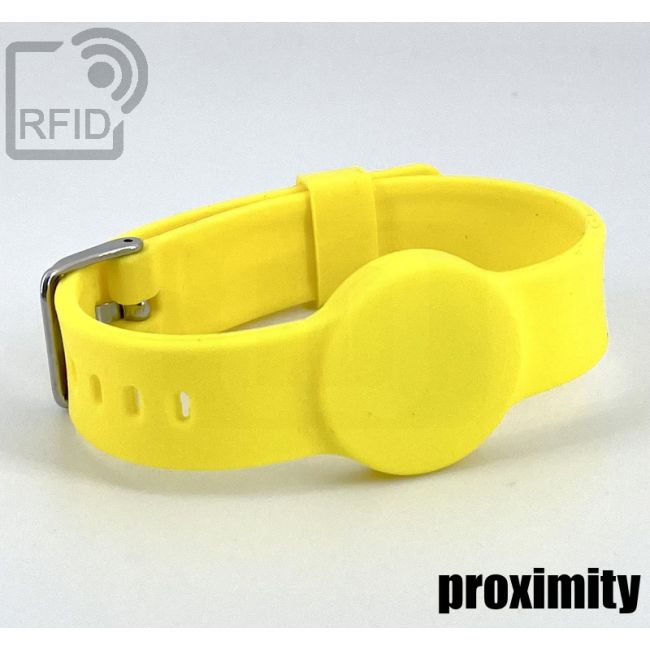 BR34C76 Pulseras de silicona RFID con hebilla de 16 mm proximity