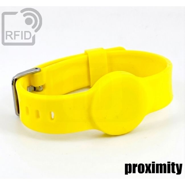 BR34C76 RFID silicone bracelets buckle 16 mm proximity swatch
