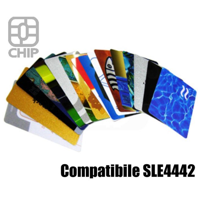 CC02L09 Tessere chip card personalizzate Compatibile SLE4442 thumbnail