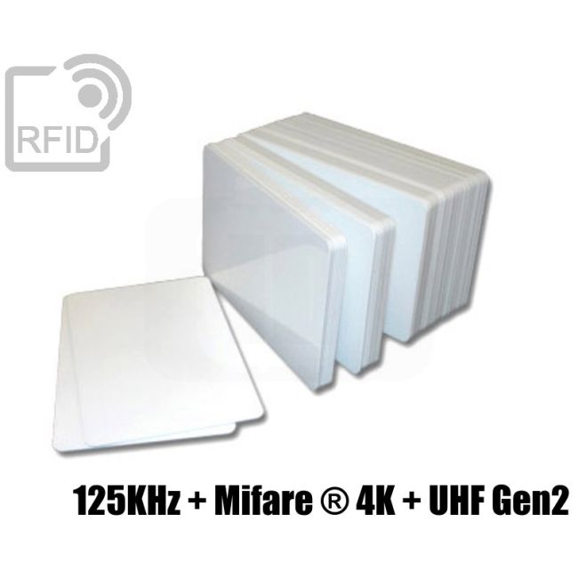 CD01D45 Tarjetas de doble triple frecuencia 125KHz + Mifare ® 4K + UHF Gen2 thumbnail