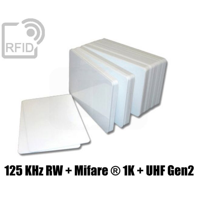 CD01D49 Dual triple frequency cards 125 KHz RW + Mifare ® 1K + UHF Gen2 thumbnail