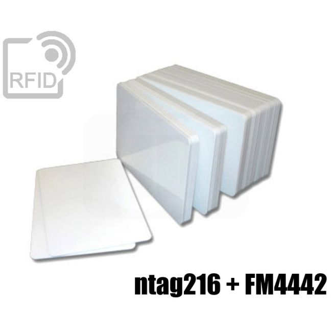 CD01D52 Tarjetas de doble triple frecuencia NFC ntag216 + FM4442 swatch