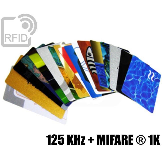 CD02D02 Printed cards with dual triple chip 125 KHz + Mifare ® 1K thumbnail