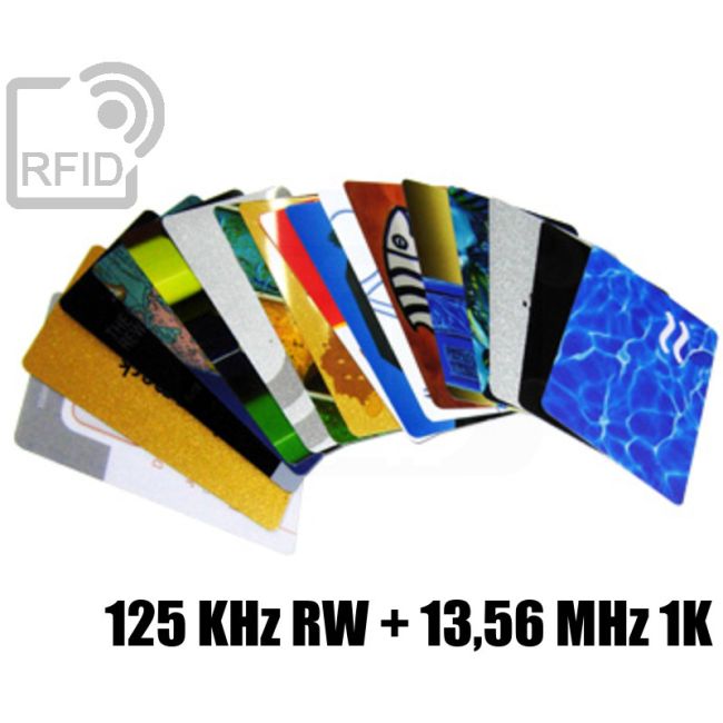 CD03D30 Tarjetas impresas combinadas 48H 125 KHz RW + 13
