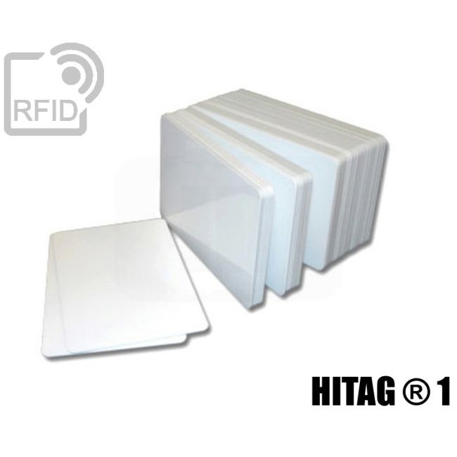 CR01C05 White RFID card Hitag ® 1 swatch