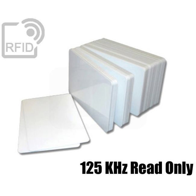 CR01C19 Weiße RFID-Karten 125 KHz Read Only swatch