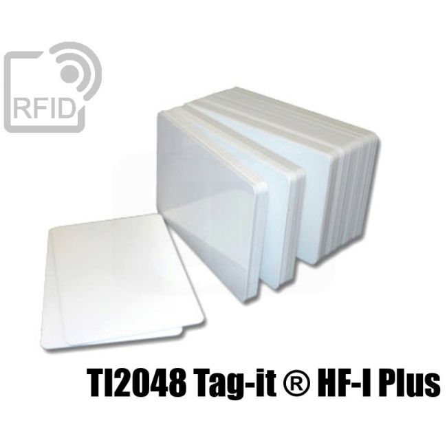 CR01C27 Tessere card bianche RFID NFC TI2048 Tag-it ® HF-I Plus thumbnail