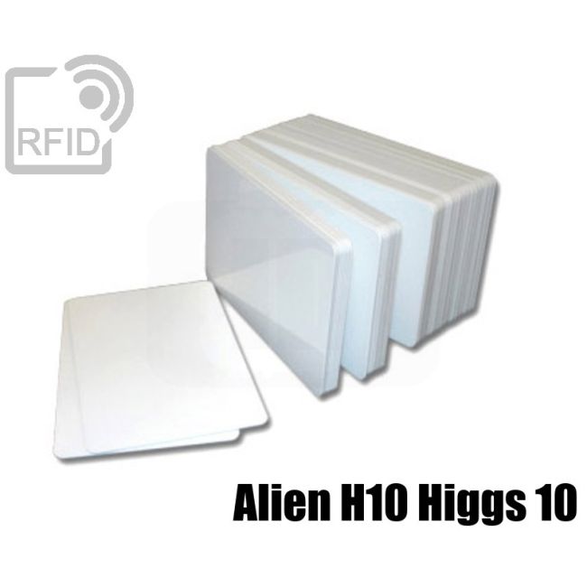 CR01C64 Tessere card bianche RFID Alien H10 Higgs 10 swatch