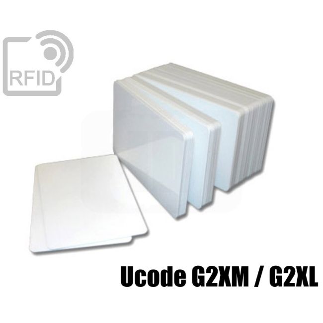 CR01C65 Tessere card bianche RFID Ucode G2XM G2XL thumbnail