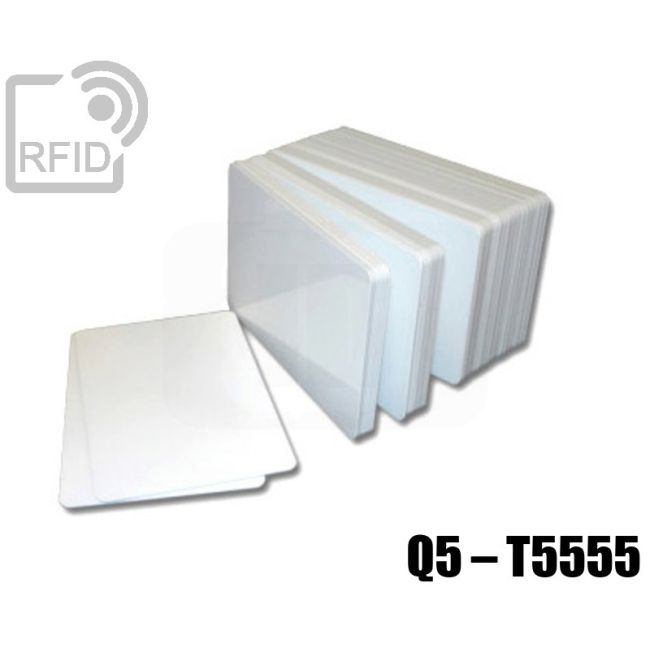 CR01C72 Weiße RFID-Karten Q5 – T5555 swatch